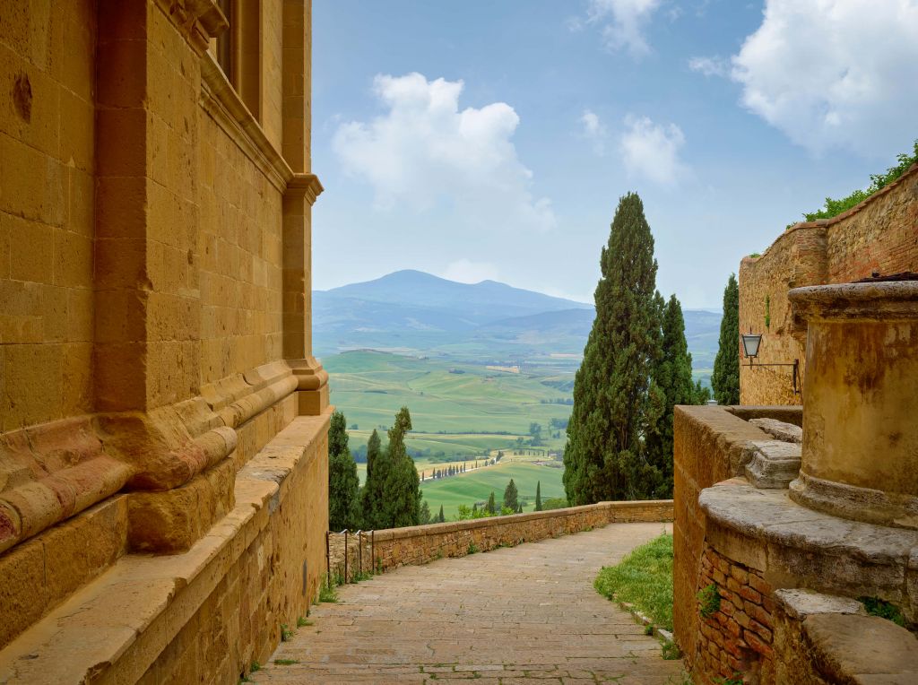 Escaliers d'un village italien