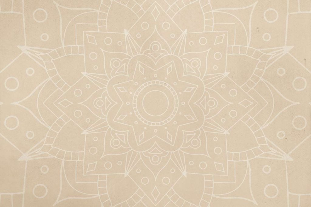 Beige Mandala Art