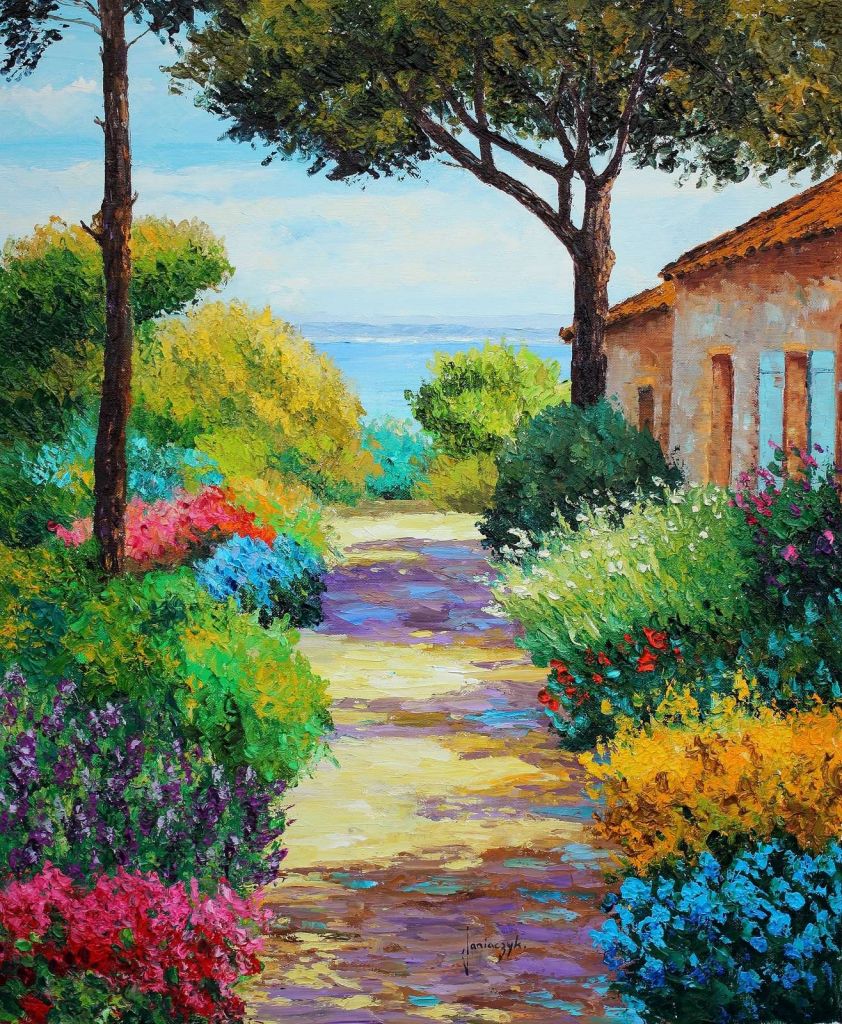 Colorful pathway