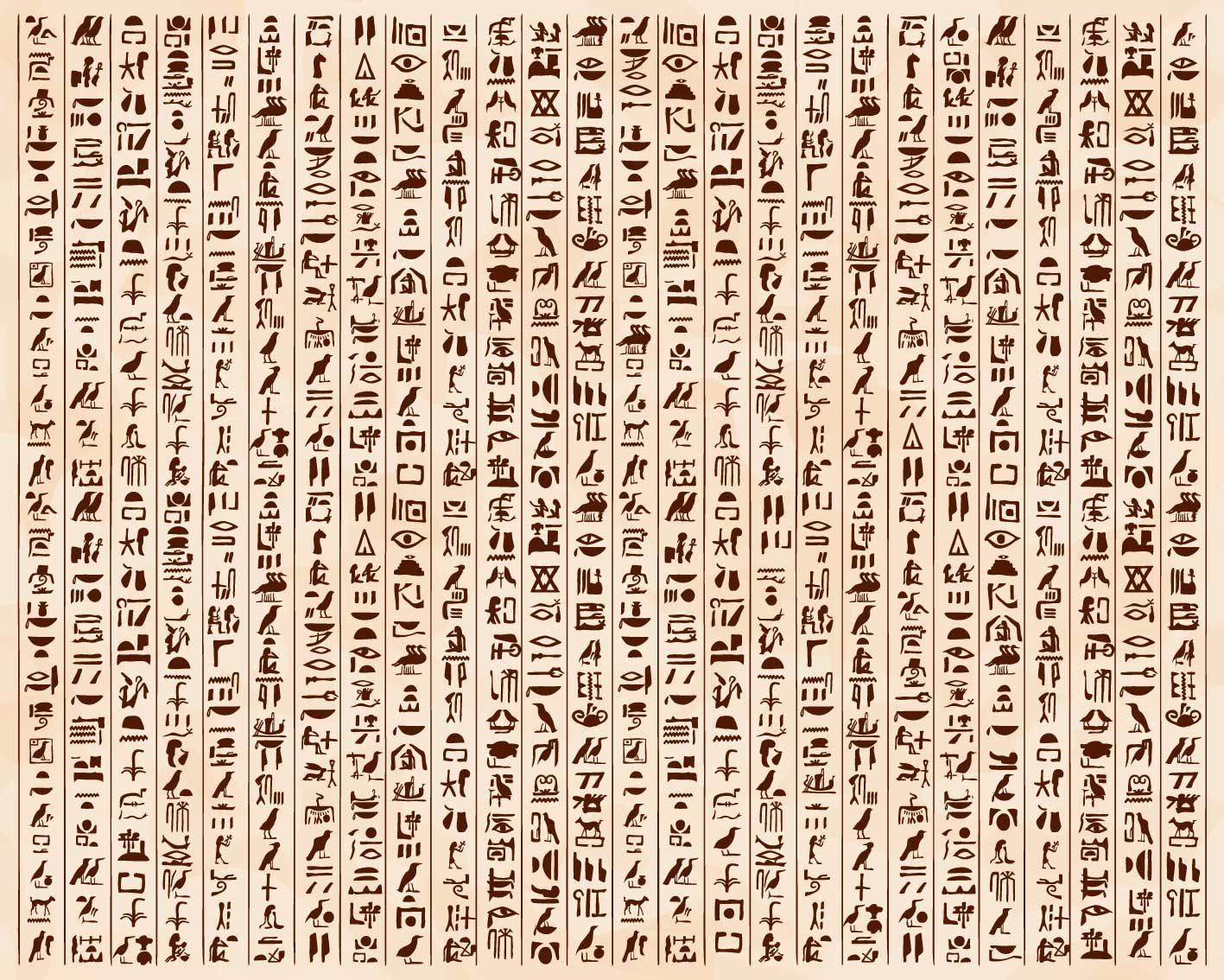 Enveloppes et papiers à lettre artisanaux - Hiéroglyphes